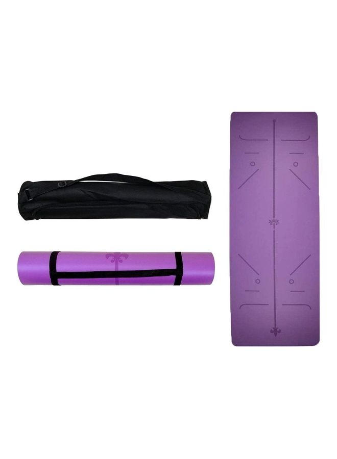 لاش بساط يوغا مع حقيبة وحزام للحمل - Image 1