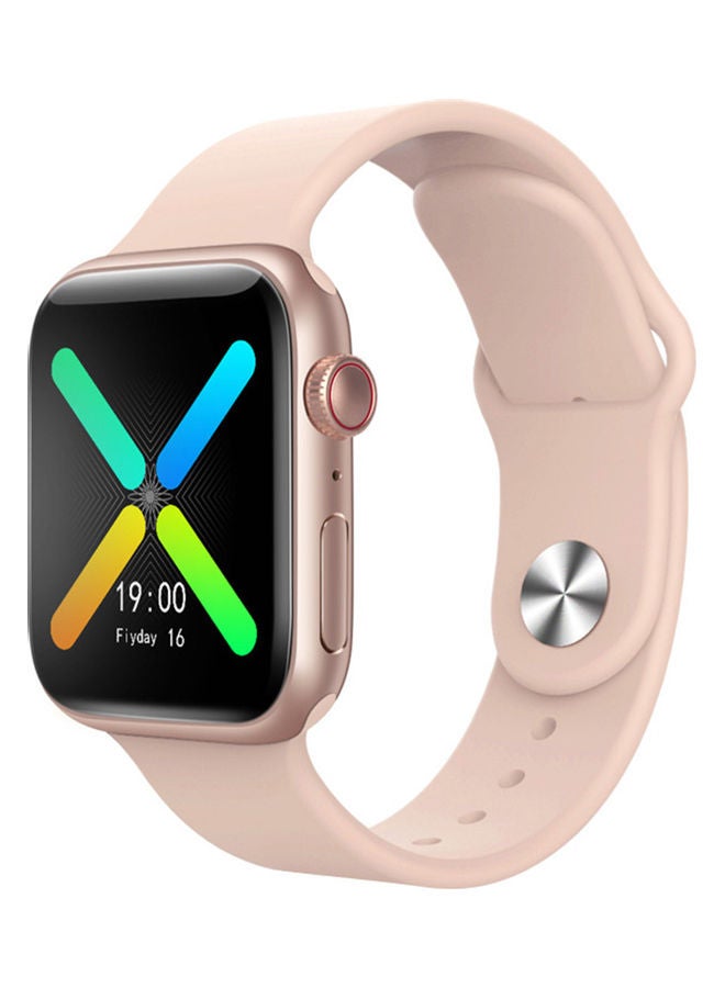 Global Version X8 Full Touch Screen Smartwatch Compatible With Android iOS Phones Rose Gold  - Image 1