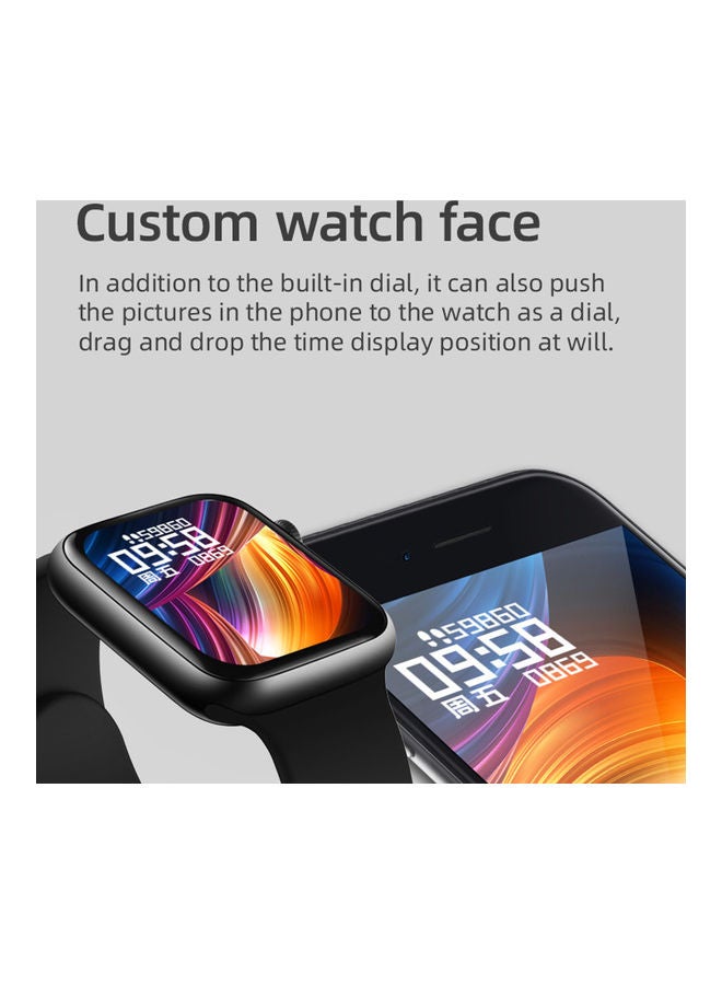 Global Version X8 Full Touch Screen Smartwatch Compatible With Android iOS Phones Rose Gold  - Image 2