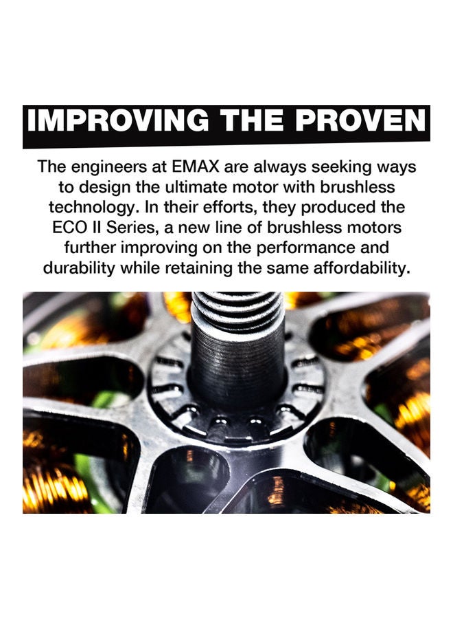 EMAX - ECOII Series Motor for RC FPV Racing Drone 6.5x3x3.5cm - Image 1