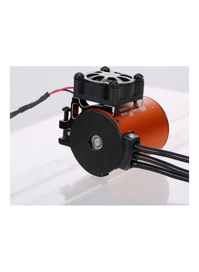 Motor Cooling Fan Motor Radiator Heatsink with Thermal Sensor 8x3.5x7cm - Image 2