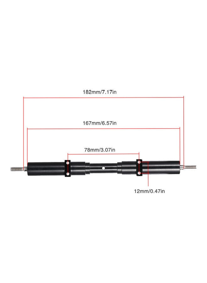 Rear Wheel Axe for Tamiya 1/10 RC Tractor Truck Trailer 21.5x2x3.5cm  - Image 2