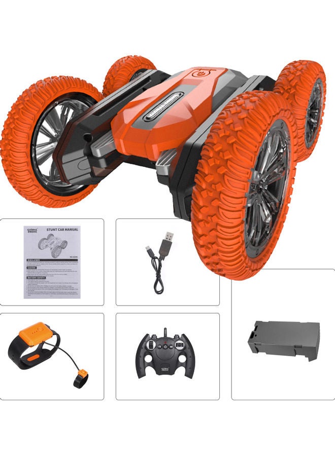 GD99 2.4G 360° Rotation Double-Sided Driving RC Crawler Stunt Car With LED Light And Music 27x9.5x17.5cm - Image 5