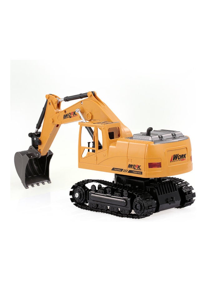 جرار حفارة مصنوع من خليط معدني مصبوب بجهاز تحكم عن بعد 30.5x12x22.5سم - Image 3