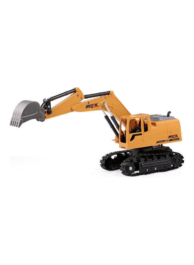 جرار حفارة مصنوع من خليط معدني مصبوب بجهاز تحكم عن بعد 30.5x12x22.5سم - Image 2