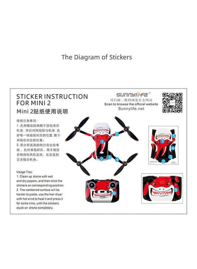 Decal Skin Controller Sticker For Drone  - Image 2