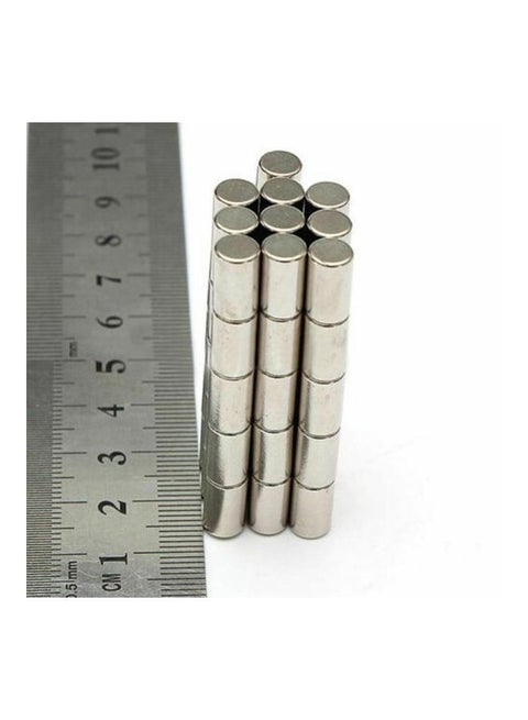 Pack of 100 Neodymium Magnets 0.5 x 1cm