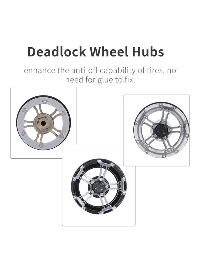 2-Piece Steel Wheel Hub Deadlock Wheel Kit For RC Car  - Image 5