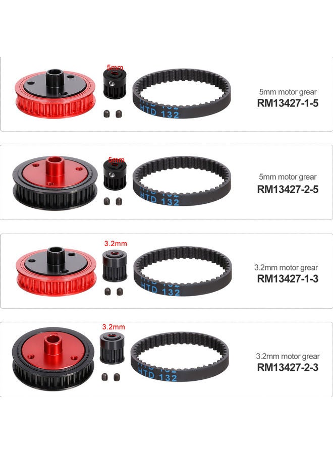 Belt Drive Transmission Gears System Compatible With VS4-10 Axial SCX10 & SCX10 II 90046W RC Car Crawler  - Image 5