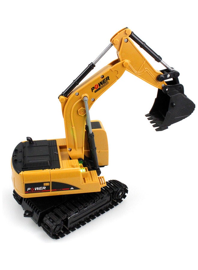 1/24 RC Excavator Construction Tractor Toy With Lights & Sounds 28x12x15cm - Image 3