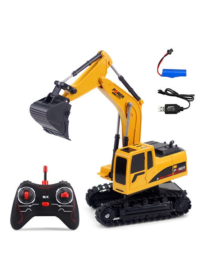 1/24 RC Excavator Construction Tractor Toy With Lights & Sounds 28x12x15cm - Image 4