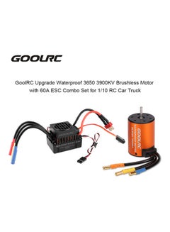 GoolRC 3650 3900KV Brushless Motor with 60A ESC Combo Set for 1/10 RC Car 10.5x6x8cm  - Image 1