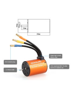 GoolRC 3650 3900KV Brushless Motor with 60A ESC Combo Set for 1/10 RC Car 10.5x6x8cm  - Image 4