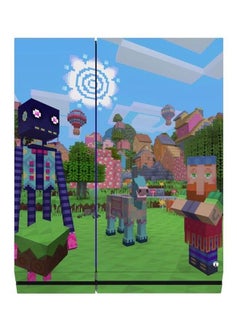 بي بي ملصق أصلي بطبعة مستوحاة من لعبة Minecraft لجهاز الألعاب بلايستيشن 4 