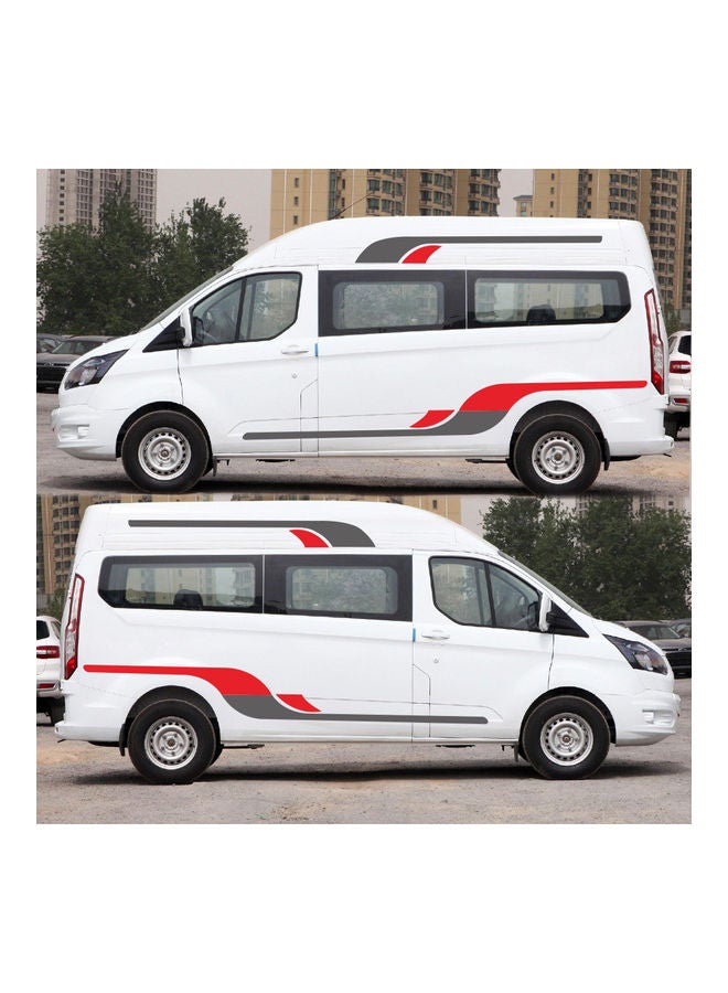 Generic - 2-Piece Graphic Car Body Sticker - Image 1
