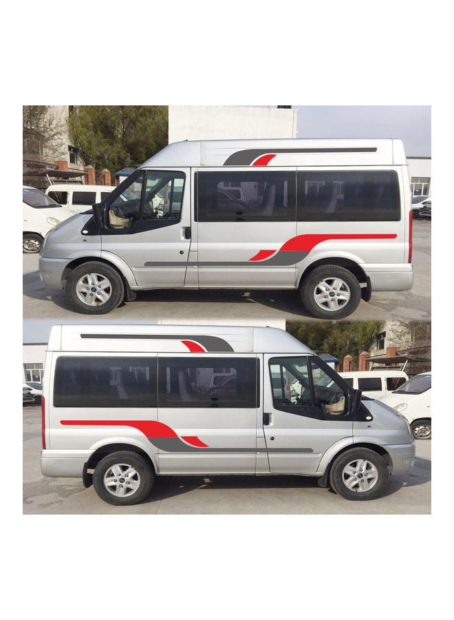 Generic - 2-Piece Graphic Car Body Sticker - Image 1