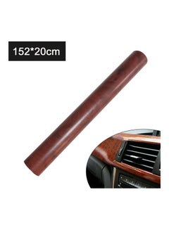 Glossy Wood Grain Texture Car Interior Vinyl Wrap Sticker
