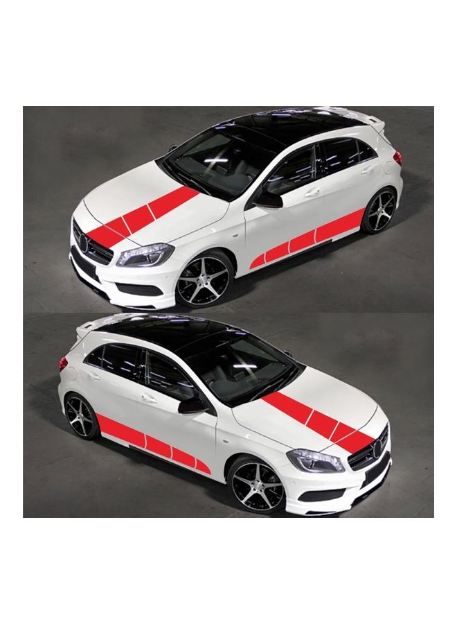 Generic 3-Piece Car Hood Stripe Sticker - Image 2