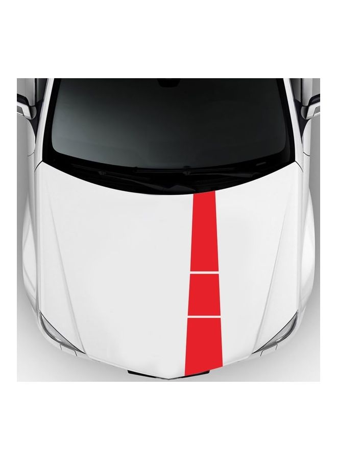 Generic 3-Piece Car Hood Stripe Sticker - Image 3