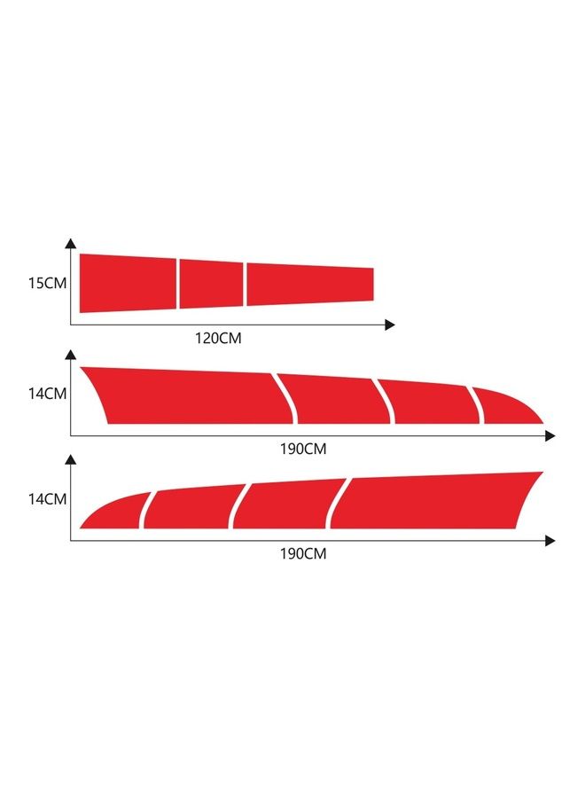 Generic 3-Piece Car Hood Stripe Sticker - Image 5