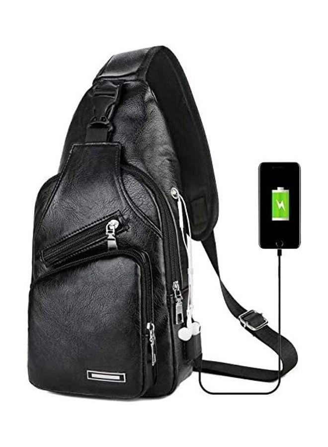 Outdoor Sports Casual Messenger Bag Black  - Image 2