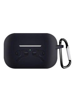 Generic Protective Silicone For Apple AirPods Pro Case With Hook Black  - Image 1