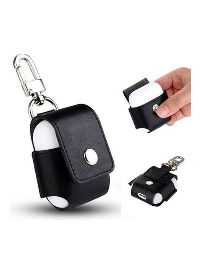 Generic - Protective Leather Case Cover For Apple AirPods Black - Image 1