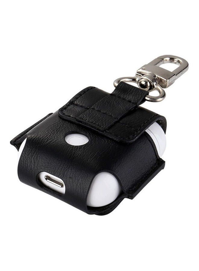 Generic - Leather Pouch Case Cover For Apple AirPods Black - Image 1