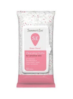 Summer's Eve 32-Piece Sheer Floral Night Time Cleansing Cloths  - Image 5