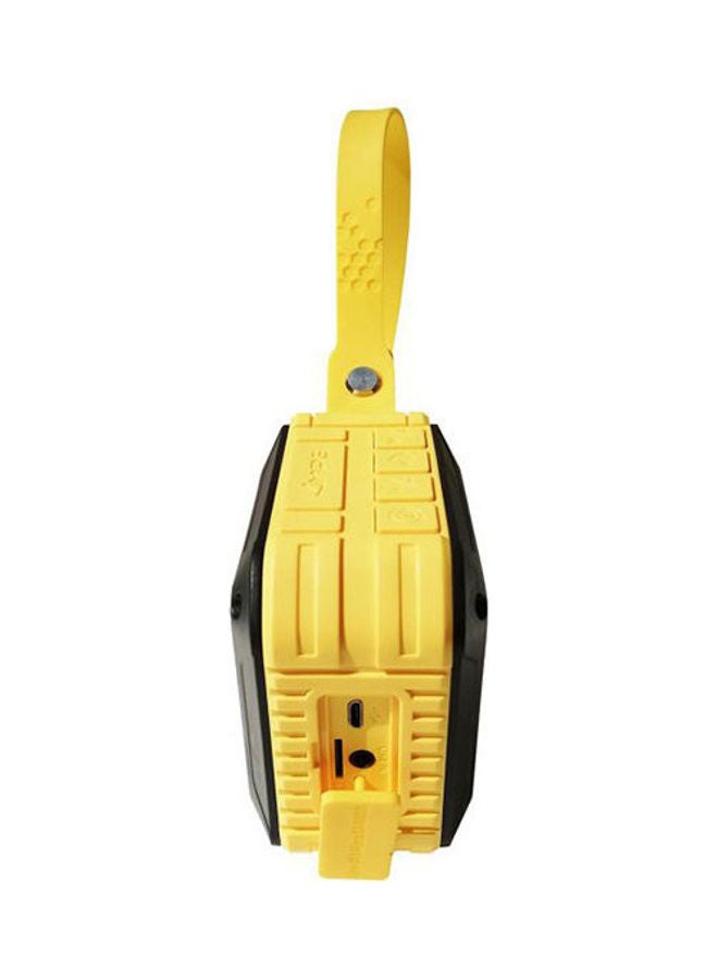 Bluetooth Waterproof Stereo Wireless Speaker 12 Hours Playtime (Mint) Yellow - Image 2