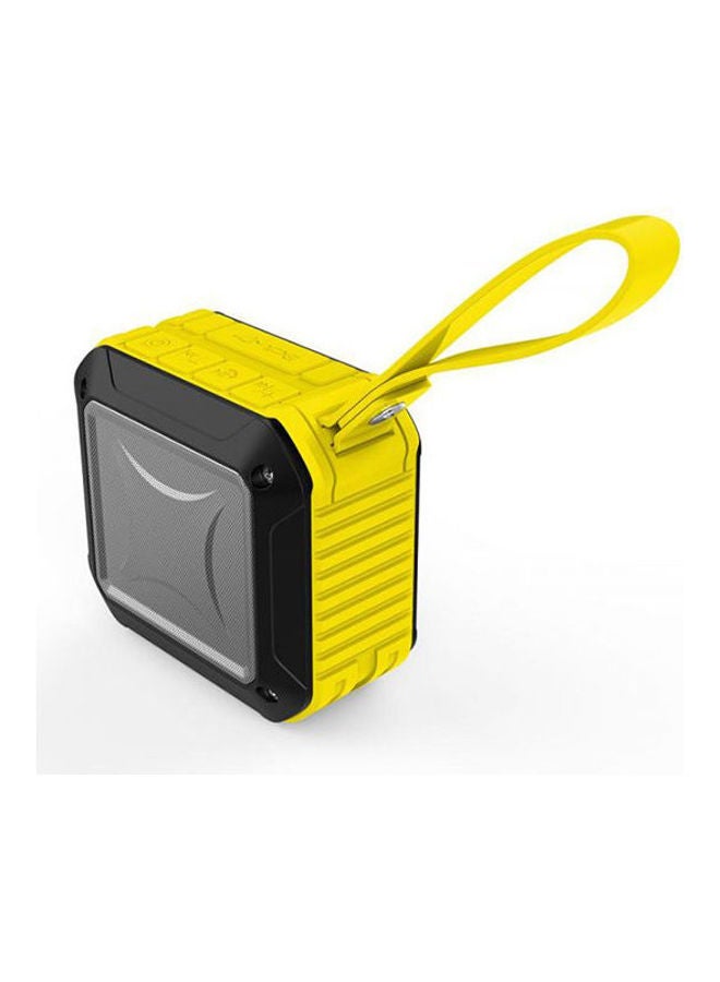 Bluetooth Waterproof Stereo Wireless Speaker 12 Hours Playtime (Mint) Yellow - Image 1