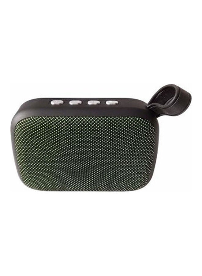 Multi Function Mobile Phone Wireless Mini Portable Speaker Dark Green - Image 1