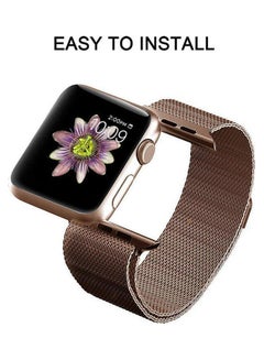 Band For Smart Watch 38, 40Mm, Stainless Steel Milanese Loop With Adjustable Magnetic Closure Clasp For Series 4 Series 3 Series 2 Series 1 Rose Pink