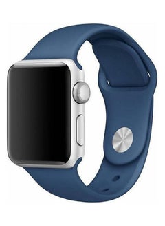 Sport Watch Band For Apple Watch, Soft Silicone Strap  Replacement Wristbands Royal Blue