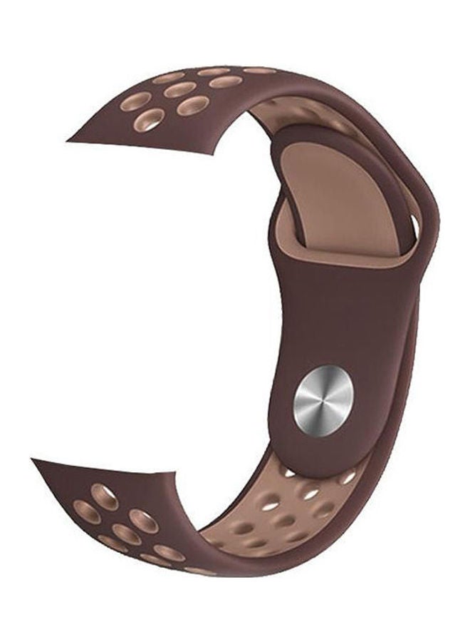 Bracelet Silicone For Apple Watch Brown - Image 1