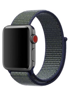 Nylon Watch Bracelet Compatible With Apple Watch 38 Mm 40 Mm All Version Midnight Fog