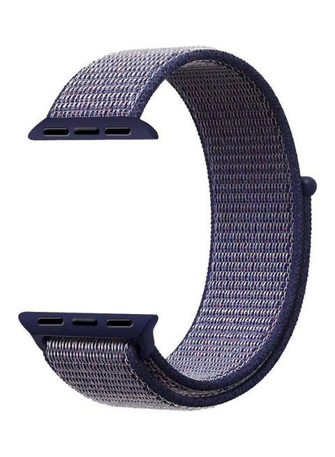 Woven Nylon Apple Watch Sport Loop Band- Midnight