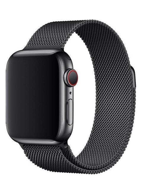 Milanase Loop Band For Apple Watch Black