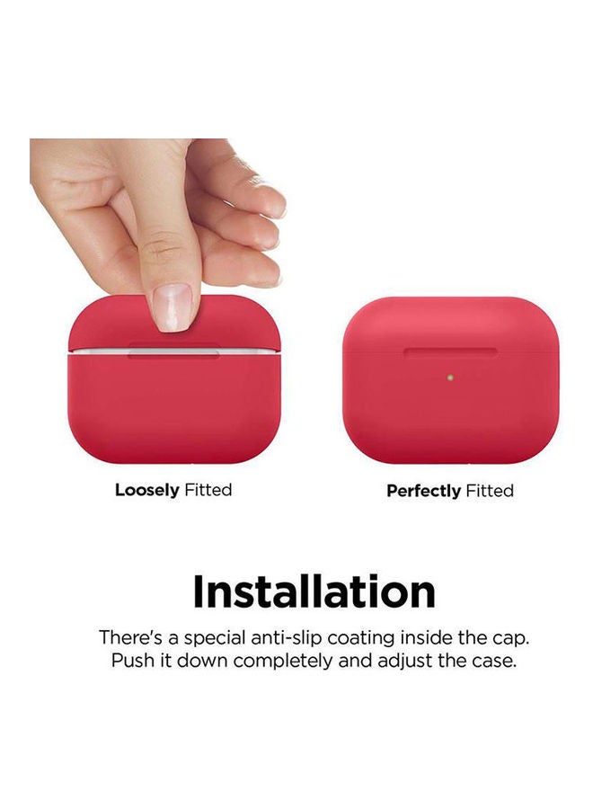 Protective Silicone For Apple AirPods Colour Red  - Image 2