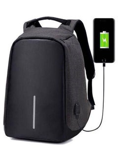 Reman Anti-Theft Backpack With USB Output Black  - Image 2