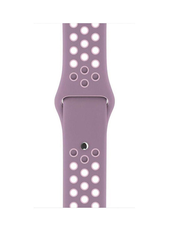 Nike - Silicone Sport Band For Apple Smart Watch Lavender - Image 1