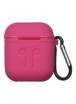 Protective Case with Hook For Apple AirPods Dark Pink - v1611652875/N43978650A_1