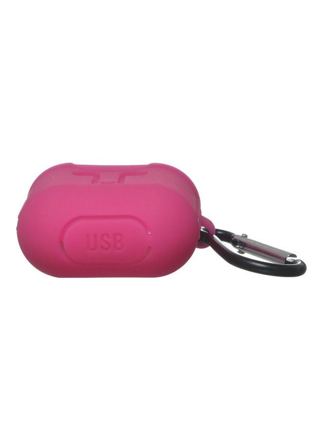Protective Case with Hook For Apple AirPods Dark Pink