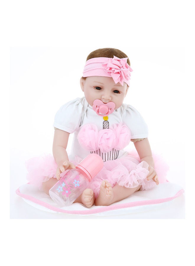 Reborn Baby Doll Girl  With Clothes 22inch - Image 3