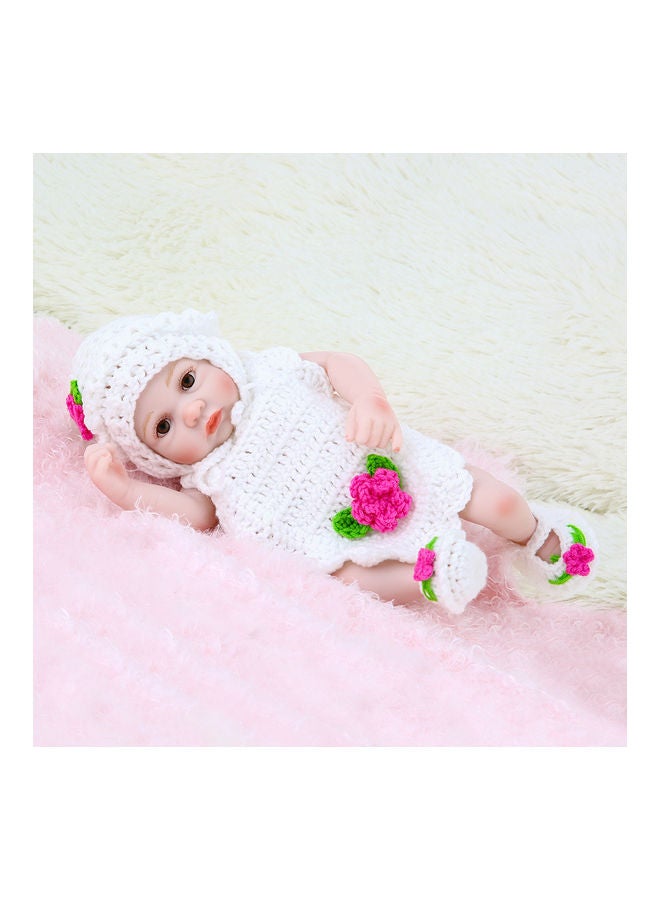 Reborn Baby Doll Girl Bath Toy With Clothes 10inch - Image 2