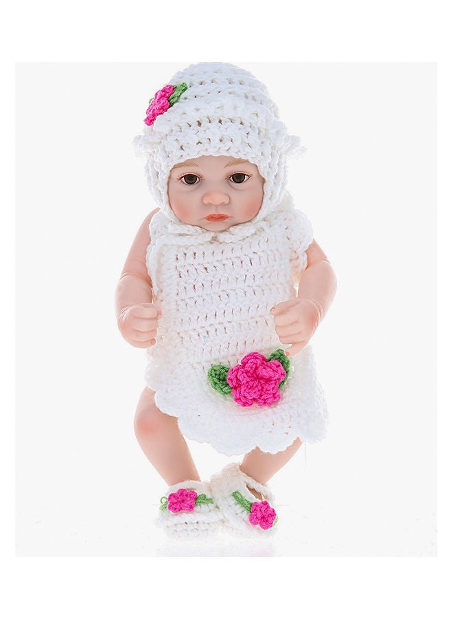 Reborn Baby Doll Girl Bath Toy With Clothes 10inch - Image 5