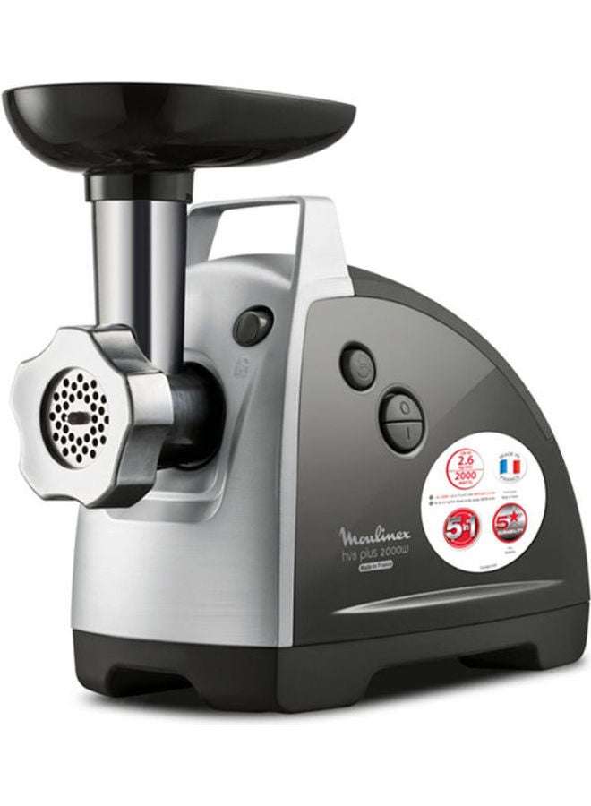 Moulinex HV8 Plus Meat Mincer 5 IN 1 -  2000W Dark Grey 6kg  - Image 1