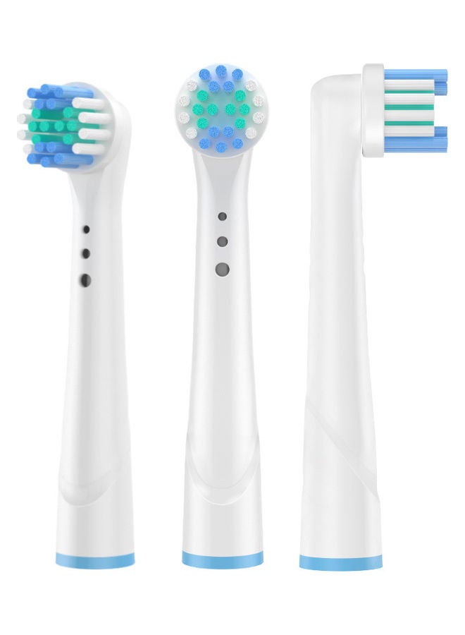 Generic - Pack of 4 Replacement Soft Bristles Toothbrush Heads Set White 15x5x10cm - Image 1
