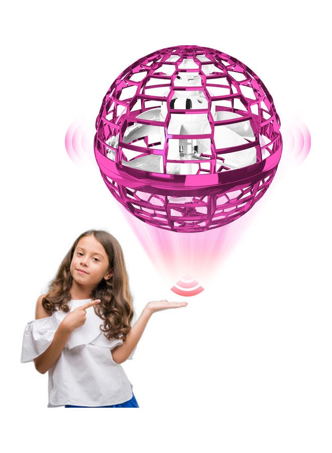 Generic - Flynova Pro Flying Ball Boomerang Spinner with Dynamic RGB Lights and Stick Control 20.5x2.65x8.1cm - Image 1