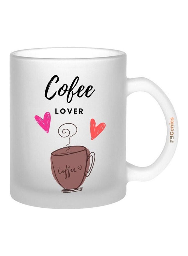 FBGenics Coffee Lover Frosted Mug White - Image 1